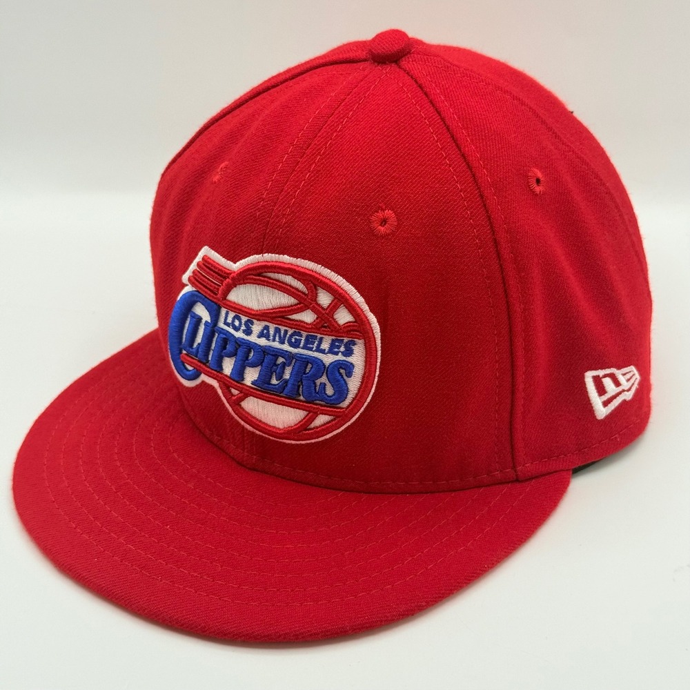 New Era 59FIFTY Los Angeles Clippers NBA Fitted Hat Red Size 7 3/8